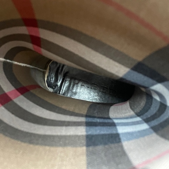 SINGLE RIGHT SHOE - Burberry Riding-Style Rainboot with Leather Strap - Picture 13 of 13